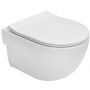 Roca Meridian-N Compacto miska WC wisząca Rimless z deską wolnoopadającą slim biała A34H242000 zdj.1
