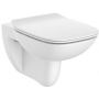 Roca Debba Square miska WC wisząca Rimless z deską wolnoopadającą slim biała A34H993000 zdj.1