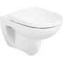 Roca Debba Round miska WC wisząca Rimless z deską wolnoopadającą biała A34H996000 zdj.1