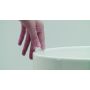 Roca Inspira Soft umywalka 50x37 cm prostokątna nablatowa MaxiClean biała A32750000M zdj.3