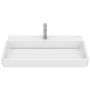 Roca Tura umywalka 80x43 cm prostokątna ścienna-nablatowa biała A327695000 zdj.1