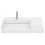Roca Tura umywalka 80x43 cm prostokątna ścienna-nablatowa biała A327697000 zdj.1