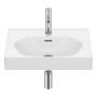 Roca Meridian umywalka 55x46 cm prostokątna ścienna-meblowa biała A327741000 zdj.1