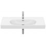 Roca Meridian umywalka 100x46 cm prostokątna ścienna-meblowa biała A327746S00 zdj.1
