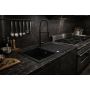 Ruvetti Axel zlewozmywak granitowy 79x50 cm czarny 3001AX_BC160_W zdj.6
