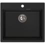 Ruvetti Absol 60 zlewozmywak granitowy 56x50 cm czarny 3001AB_BC60_W zdj.5