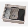 Ruvetti Absol 60 zlewozmywak granitowy 56x50 cm beżowy 3001AB_BE60_W zdj.6