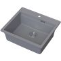 Ruvetti Absol 60 zlewozmywak granitowy 56x50 cm szary 3001AB_GR60_W zdj.8
