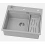 Ruvetti Absol 60 zlewozmywak granitowy 56x50 cm szary 3001AB_GR60_W zdj.5