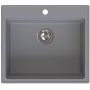 Ruvetti Absol 60 zlewozmywak granitowy 56x50 cm szary 3001AB_GR60_W zdj.9