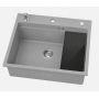 Ruvetti Absol 60 zlewozmywak granitowy 56x50 cm szary 3001AB_GR60_W zdj.4