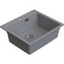Ruvetti Absol 60 zlewozmywak granitowy 56x50 cm szary 3001AB_GR60_W zdj.7