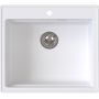 Ruvetti Absol 60 zlewozmywak granitowy 56x50 cm biały 3001AB_WH60_W zdj.4