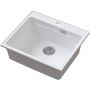 Ruvetti Absol 60 zlewozmywak granitowy 56x50 cm biały 3001AB_WH60_W zdj.5