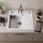 Ruvetti Absol 60 zlewozmywak granitowy 56x50 cm biały 3001AB_WH60_W zdj.6