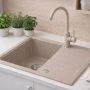 Ruvetti Axel 120 zlewozmywak granitowy 65x50 cm beżowy 3001AX_BE120_W zdj.6