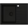 Ruvetti Axel zlewozmywak granitowy 65x50 cm czarny 3001AX_FB120_W zdj.5