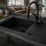 Ruvetti Axel Axel 160 XL zlewozmywak granitowy 78x50 cm full black 3001AX_FB160XL_W zdj.3
