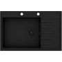 Ruvetti Axel 160 K zlewozmywak granitowy 79x50 cm czarny 3001AXK_FB160K_W zdj.3