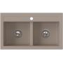 Ruvetti Doblo zlewozmywak granitowy 75,6x44,7 cm beżowy 3001DO_BE_W zdj.3