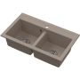 Ruvetti Doblo zlewozmywak granitowy 75,6x44,7 cm beżowy 3001DO_BE_W zdj.1