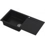 Ruvetti Pineko 160 Long zlewozmywak granitowy 100x50 cm czarny 3001PN_BC160L-W zdj.1