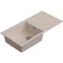 Ruvetti Pineko 160 Long zlewozmywak granitowy 100x50 cm beżowy 3001PN_BE160L-W zdj.4