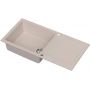 Ruvetti Pineko 160 Long zlewozmywak granitowy 100x50 cm beżowy 3001PN_BE160L-W zdj.1