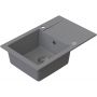 Ruvetti Pineko zlewozmywak granitowy 68x44,2 cm szary 3001PN_GR140_W zdj.4