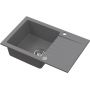 Ruvetti Pineko zlewozmywak granitowy 68x44,2 cm szary 3001PN_GR140_W zdj.1