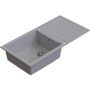 Ruvetti Pineko 160 Long zlewozmywak granitowy 100x50 cm szary/grafitowy/onyx 3001PN_GR160L-W zdj.4