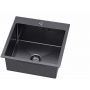 Ruvetti Masivo zlewozmywak stalowy 50x50 cm grafit 5002M_PVD_GRF50_W zdj.6
