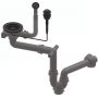 Ruvetti odpływ zlewozmywakowy 3,5'' z syfonem 6004A-MB zdj.1
