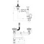 Ruvetti odpływ zlewozmywakowy 3,5'' z syfonem Save Space stal 6006BS zdj.2