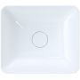 Ruvetti Anda 45 umywalka 45x39 cm prostokątna nablatowa biała DOL_AN45H zdj.3