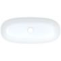 Ruvetti Ariela umywalka 59,4x27 cm owalna nablatowa biała DOL_AR5927 zdj.3