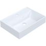 Ruvetti Cameron umywalka 50x35 cm prostokątna nablatowa biała DOL_CAM50 zdj.1