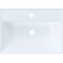 Ruvetti Cameron umywalka 50x35 cm prostokątna nablatowa biała DOL_CAM50 zdj.3