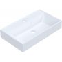 Ruvetti Cameron umywalka 60x35 cm prostokątna nablatowa biała DOL_CAM60 zdj.1