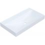 Ruvetti Erna umywalka 80x45 cm prostokątna wpuszczana-nablatowa biała DOL_ER80 zdj.1