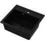 Ruvetti Frigo zlewozmywak 56x51 cm z baterią i akcesoriami czarny LP_3200_FR5651FB_W zdj.7