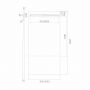 Schedline Slight Line S1 brodzik podpłytkowy 130 cm 10ST.1S2-90180 zdj.2