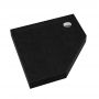 Schedline Cameron Black Stone brodzik 80x80 cm pięciokątny czarny 3ST.C1PK-8080/C/ST zdj.1