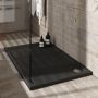 Schedpol Caspar New Black Stone brodzik 100x90 cm prostokątny czarny 3.2345/C/ST zdj.6