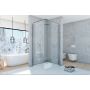 Sea-Horse Creative kabina prysznicowa walk-in 130x80 cm prostokątna chrom połysk/szkło przezroczyste BKP257T0813 zdj.1