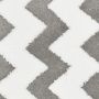 Sepio Zygzak dywanik łazienkowy 50x80 cm biały/wzór 10DYWLAZZYF80 zdj.2