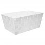 Outlet - Sepio Modena White koszyk łazienkowy 30x20 cm biały 10KOSMOD30WHI zdj.1