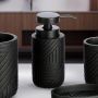 Sepio Nairobi Black dozownik do mydła 200 ml stojący czarny mat 10DOZNAIROBLA zdj.6