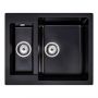 Sink Quality Ferrum Black zlewozmywak granitowy 60,5x49 cm czarny FER.C.5KBO.X zdj.1