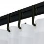 Sealskin Easy Roll kółka do zasłon prysznicowych 12 szt czarny 800129 zdj.2